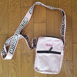 AntiSocialSocialClub Pink Side Bag